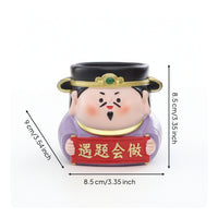 Figurine Pen Holder Compact Desk Pencil Cup Cute for Office, Students