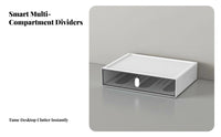 Multi-Compartment Drawer Space-Saving Desk Organizer interlocking System for Students