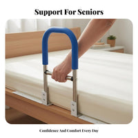Non-Slip Grip Bed Assist Handle Sturdy Construction Bed Assist Rail Heavy-Duty for Seniors, Elderly Adults, Home Care, Bedroom