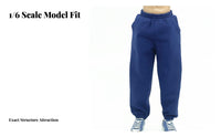 1/6 Scale Sweatpants Trendy Design 1/6 Scale Doll Clothes Realistic Look 12 Inch Action Figure Clothes for Collectors, Customizers, Dioramas