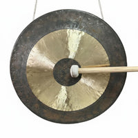Professional Grade Two-Tone Chau Gong Long vibration Percussion Instrument Soothing Sound House Decoration handmade for Meditation Practitioners, Musicians, Home Decor lovers