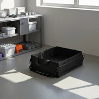 Under-Seat Storage Box Foldable Underseat Truck Organizer Truck Seat Organizer with Dividers Soft-Sided Heavy-Duty for Drivers