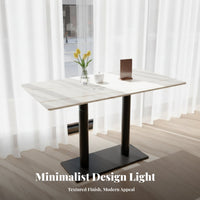 Minimalist Design Dining Booth Set Long-Lasting Construction Cafe Furniture Easy to Clean Restaurant Seating Scratch-Resistant Tabletop for Interior Designers, Business Owners, Milk Tea Shops, Restaurants, Cafes, Lounge Areas