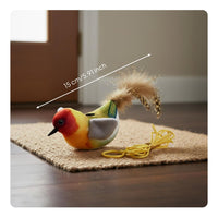 Chirping Feline Bird Toy Cat Exercise Toy  Self-Entertainment Pet Supply Motion Activated for Cats