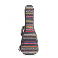 Ukulele Backpack Ethnic-Style Ukulele Bag with Pocket Woven for Students, Travel, Lessons, Rehearsals