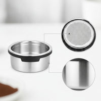 54mm Filter Basket Fine Mesh Double Espresso Filter Basket Straight for Home Baristas