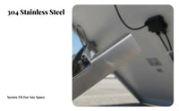 Easy Installation Solar Panel Mounting Bracket Weather Resistant Adjustable Solar Panel Mount Widely Compatible Stainless Steel PV Bracket Kit Heavy-Duty Construction for DIY Enthusiasts, RV Owners, Homeowners, Walls, Balcony, Balconies, Ground