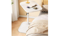 Bedside Laptop Desk Multi-Functional Lift Top Side Table Space Saving Adjustable C-Table for Bedroom, Small Areas