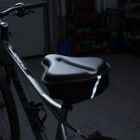 Silicone Saddle Cover Thickened Padded Cycle Seat Cover Pressure Relief Sports Accessory for Biking