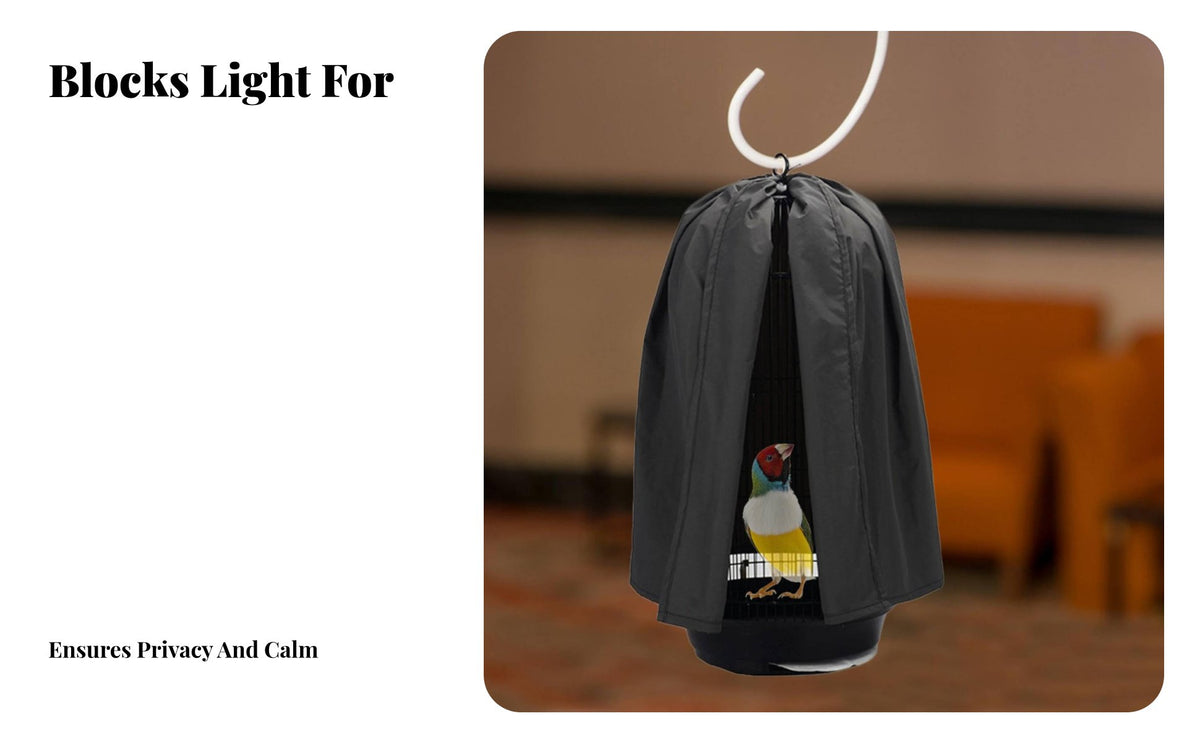 Bird Cage Darkening Cover Blocking Bird Cage Nighttime Cover Breathable for Nighttime, Winter