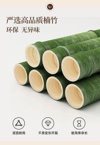 日式藤编化妆凳子家用卧室楠竹梳妆凳网红原木风简约小方凳美甲店