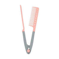 Fine Teeth V Shape Straight Comb Long Arm V-Shaped Hair Comb