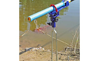 Self-Locking Fishing Rod Holder Portable Adjustable Fishing Rod Holder Detachable  for Ground