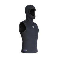 3mm Hooded Diving Vest Sleeveless Dive Vest with Hood Stretch Wetsuit Warm for Snorkeling