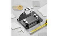 Scratch-Resistant Tile Beveling Guide Adjustable Tile Chamfering Tool Accurate Angle Grinder Guide Compact for DIYers