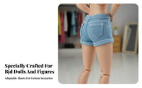 BJD Clothing Shorts butt-Hugging Design 1/6 Scale Doll Shorts Comfortable Material 1/6 Scale Figure Clothing for Hobbyists, Toy Photography,