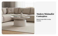 Modern Design Martini Side Table Minimalist Design Round Pedestal Table Small Footprint Home Furniture Versatile for Apartment Dwellers, Homeowners, Students, Living Room, Bedroom, Next to Sofa, Reading Nook