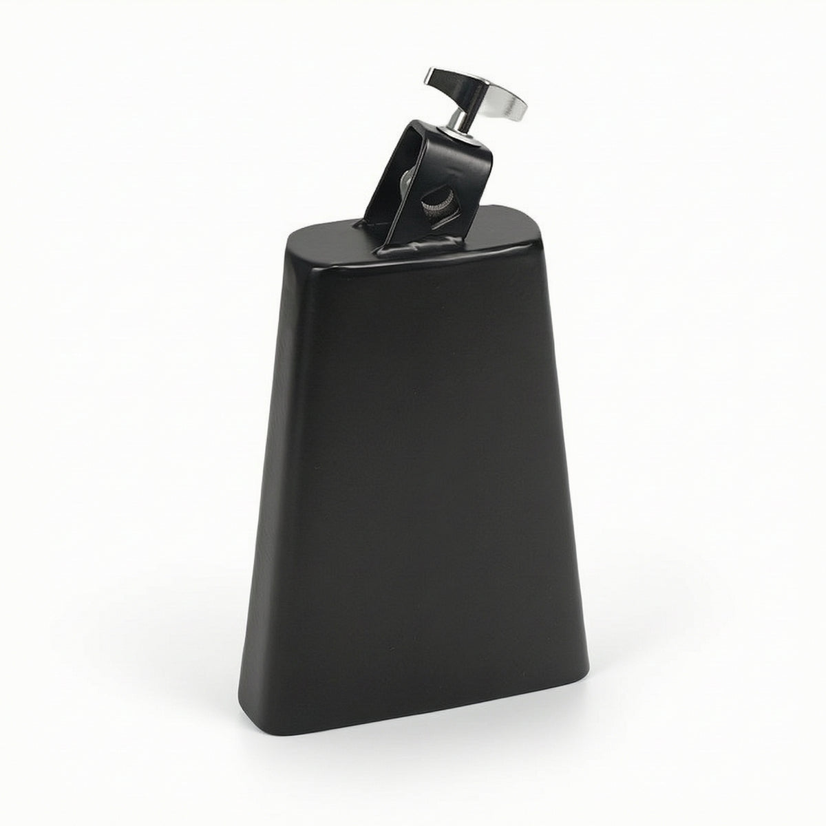 Cowbell Mounted Cowbell with Mounting Bracket Drum Kit Accessory Metal Percussion Tapered for Drummers, Stage, Rehearsals