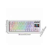 Plug and Play AI Keyboard Portable Computer Gear Easy to Clean for Gamers