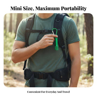 Carabiner Flashlight Lightweight Mini LED Flashlight Small LED Torch for Campers, Outdoor Enthusiasts, Night Walking, Camping, Backpacking
