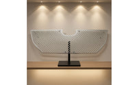 Front Grille Insert Electroplated Grille Frame with Mesh Long-Lasting
