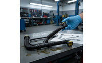 Molded Crankcase Ventilation Hose Corrugated Crankcase Breather Vent Hose Flexible Engine Breather Pipe High Flexibility