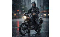 Windproof Rain Jacket and Pants Set Breathable Two-Piece Waterproof Suit Vented Waterproof Jacket and Bibs Mesh Lining for Cycling