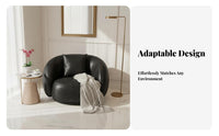 Curved Settee Italian Design Sofa distinctive Form Commercial Seating for Interior Designers, Office Managers, Reception Area, salon, Bedroom