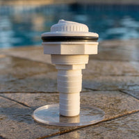 Hex Collar Pool Nozzle Fitting Black Sealing Seal Pool Filter Hose Adapter White Plastic Hose Barb Adapter Compact