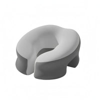 Contoured U Shape Memory Foam Neck Pillow Hollow Design Memory Foam Neck Pillow Raised Edge Comfort Accessory Portable for Office Workers