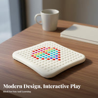 Single or Two Player Modes Smart Multi-Game Board Portable Design AI Gomoku Board Solo Play Mode for Adults, Beginners, Travel