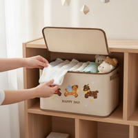 Large Capacity Foldable Wardrobe Storage Bins for Clothes and Toys