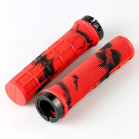 Handlebar Grips with Lock Rings Anti-Slip Handlebar Grips with Ends Textured for Commuting