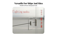 Fire Fighting Sandbox Rustproof Emergency Fire Sand Bin Stainless Steel Sand Box for Gas Station Personnel, Ships Plants