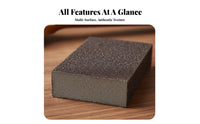 Soft Abrasive Guitar Fret Polishing Tool Restores Luster Guitar Fret Polisher Easy to Use for Guitarists, Musicians, Home Studio, Workshop