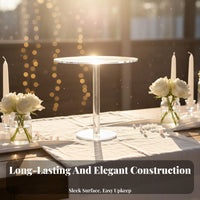 Clear Acrylic Cake Stand Elegant Presentation Acrylic Cake Stand Set Transparent Dessert Display Stands Long-Lasting