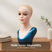 Hairpiece Display Head Form Long-Lasting Hairpiece Display Headform Glossy