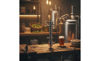 Stainless Steel Dry Hopper with Tri-Clamp Sanitary Hop Dropper Purgeable Hardware for Homebrewers