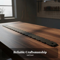 Guitar Neck Notched Straight Border Stainless Steel Notched Straight Border