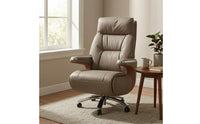 Executives Office Chair Padded Reclining Office Chair Caster Wheels