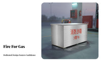 Fire Sand Box Thickened and Reinforced Firefighting Sand Container Rust Resistant Red Metal Fire Box for Officers, Gas Stations, Construction Sites