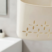 Hanging Storage Basket Organizer Basket with Hanging Tab Wall-Mounted for Lavatory, Closet, Utility Room