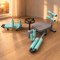 Hip Opener Split Stretcher 180° Full Extension Leg Stretching Machine Adjustable Fitness Equipment Heavy Duty Steel Frame for Home Workout