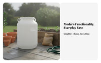 Kitchen Composter Built-in Tap Indoor Kitchen Composter Food Waste Fermenter Low Odor Food Scrap Fermenter Beginner Suitable