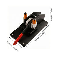 Manual Die Press Carbon Steel Die Cutting Press Burgundy Control Craft Tool