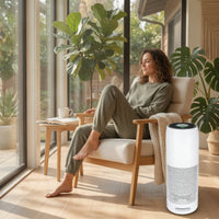 With Air Cleaner with Sanitizing Feature Large Room with WiFi Control Smart Appliance for Allergy Sufferers, Pet Owners, Office, Bedroom