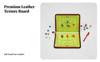 Dry Erase Attractive Futsal Board Strong Magnetic Pieces Portable Futsal Board Long-Lasting for Team Managers, Match Planning, Game Day