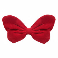 Self Car Bow Decoration Cute Design Velvet Car Bow Sticker Easy to Apply Automotive Accessory Residue-Residue-Less Removal for Women, Girls, Trunk, Dashboard