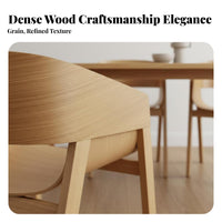 Nordic aesthetic Wooden Chair with Woven Seat Modern Minimalist Armchair sturdy Wood Frame Dining Seating Sturdy Construction for Restaurant Owners, Interior Designers, Homeowners, Cafe, Kitchen, Living Room
