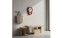 Day Date Clock Decorative Operated Wall Clock Double Dial Home Decor for Living Room